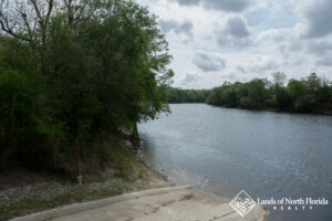 Concrete Boat Ramp at Royal Springs Park in Suwannee County FL
