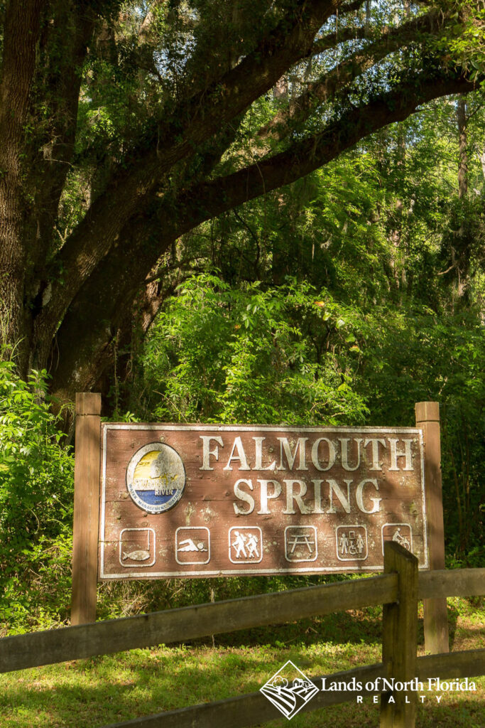 Falmouth Spring entrance signage