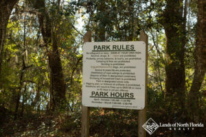Park Rules at Charles Springs